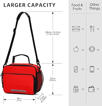 RSW Kids Lunch Cooler Bag 23x18x8cm image