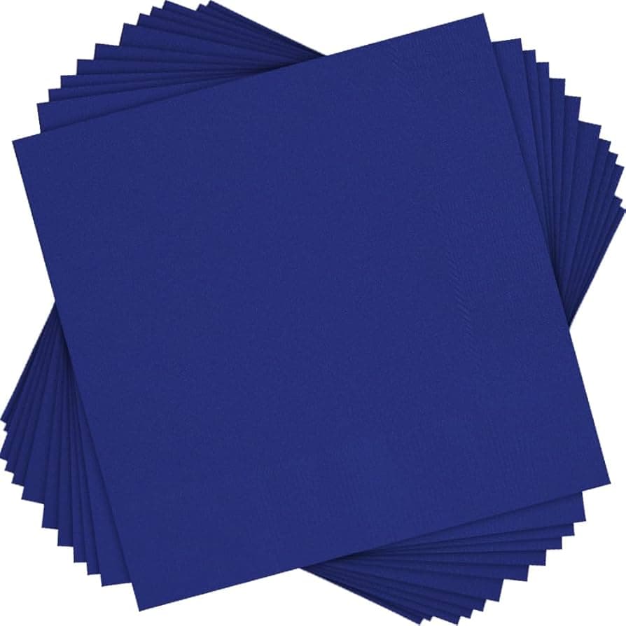 Unique Party 20 True Navy Blue Lunch Napkins