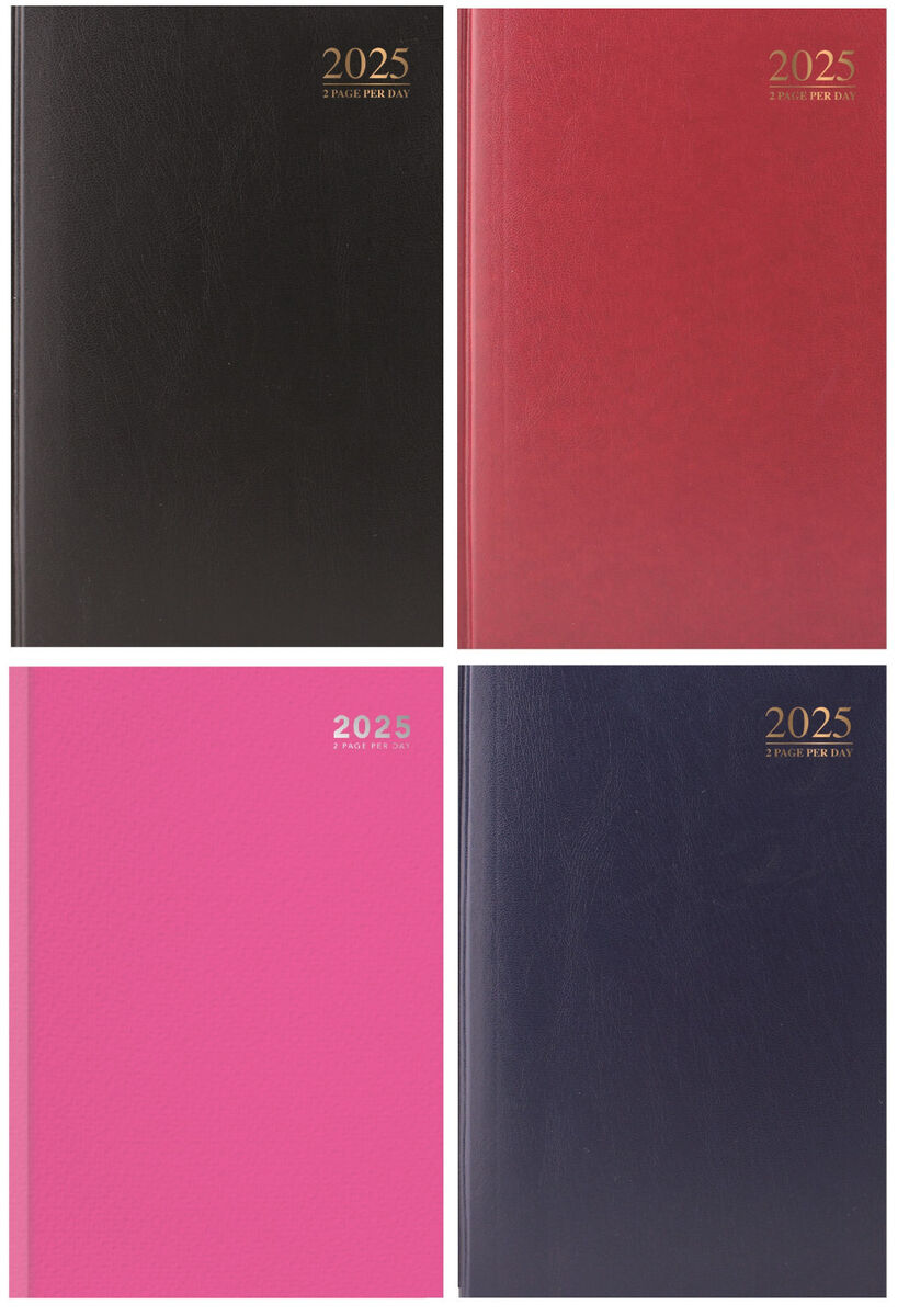 Tallon  A4 2 Pages a Day Appointment Diary Hardback- image