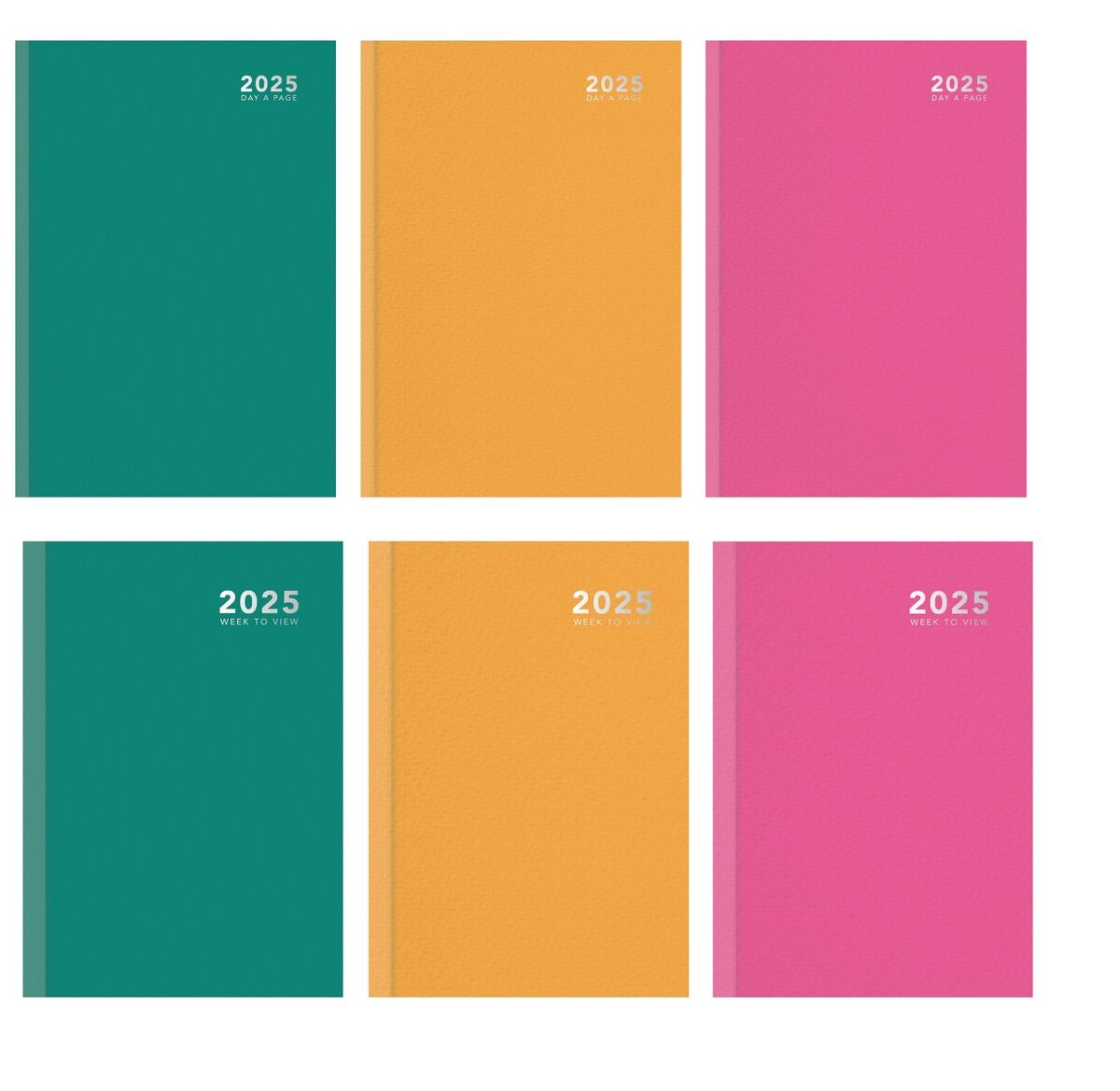 Tallon A4 Diary Week To view Colour Block-Sold as Seen, image
