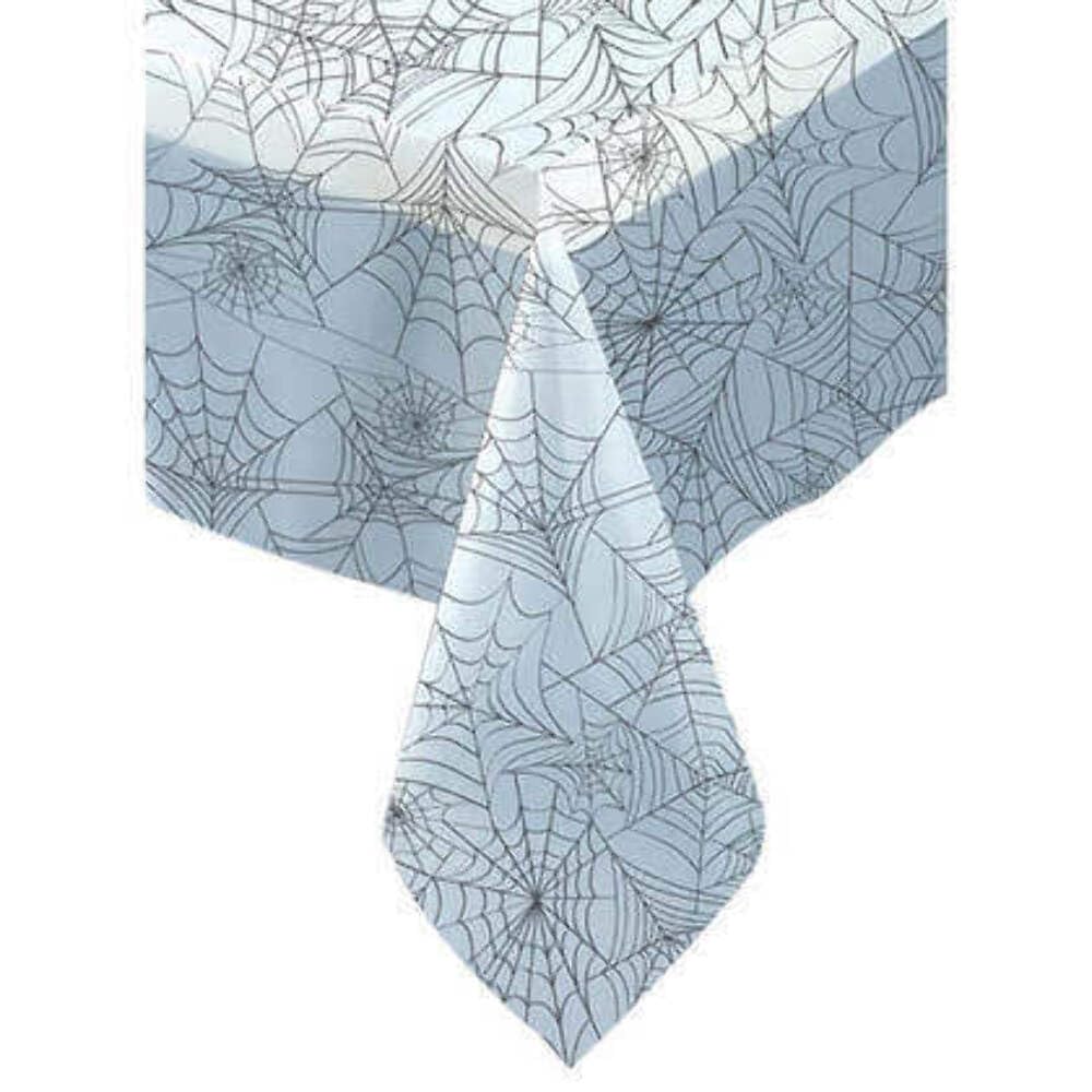 Unique Party Clear Spider Web Tablecover image