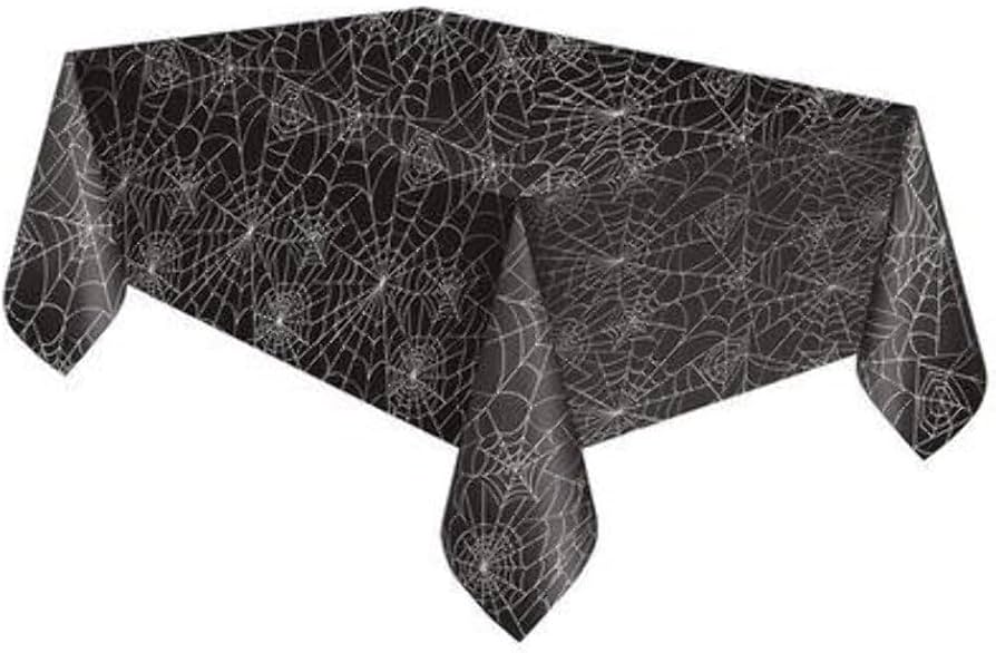 Unique Party Spider Web Table Cover 54x84 image