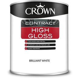Crown High Gloss Brilliant White 2.5 Ltr. 2