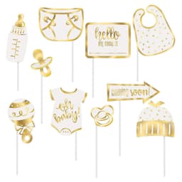 Unique Party 10 Baby Shower Photo Props 1