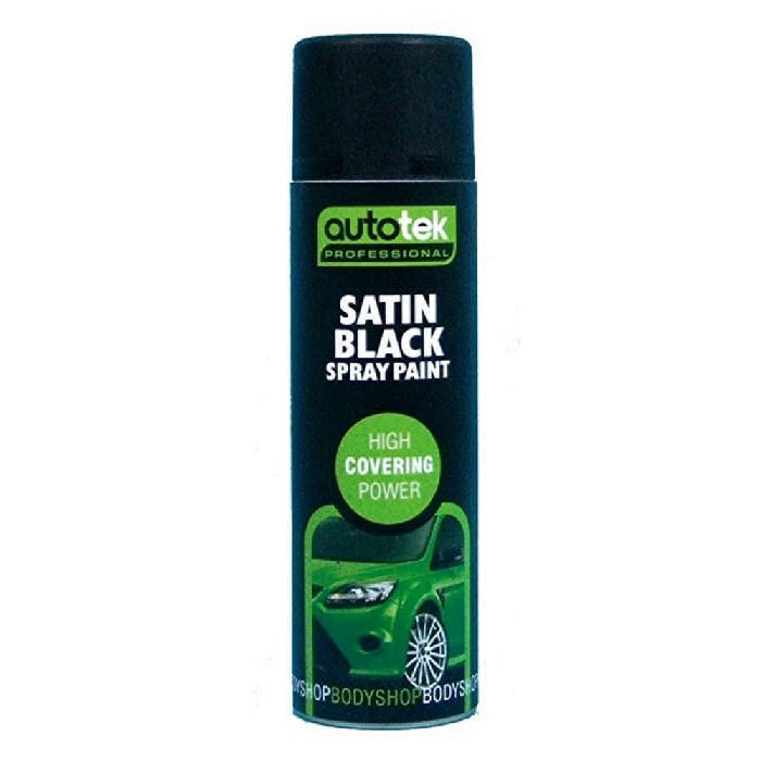 Auto Spray Black Satin 500ml image
