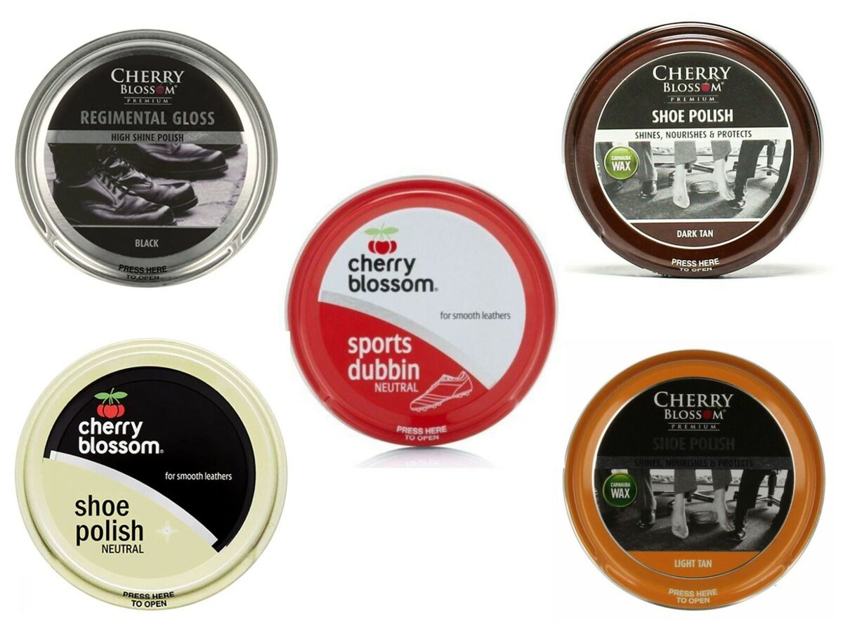 Cherry Blossom Premium Shoe Polish 50ml - Regimental Gloss (High Gloss) Regular Brown image
