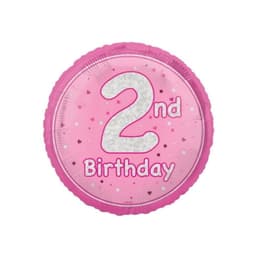 Unique Party 18" Pkg 2nd Bday Prism Blln 1