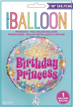 Unique Party 18" Pkg 3rd Bday Prism Blln 1