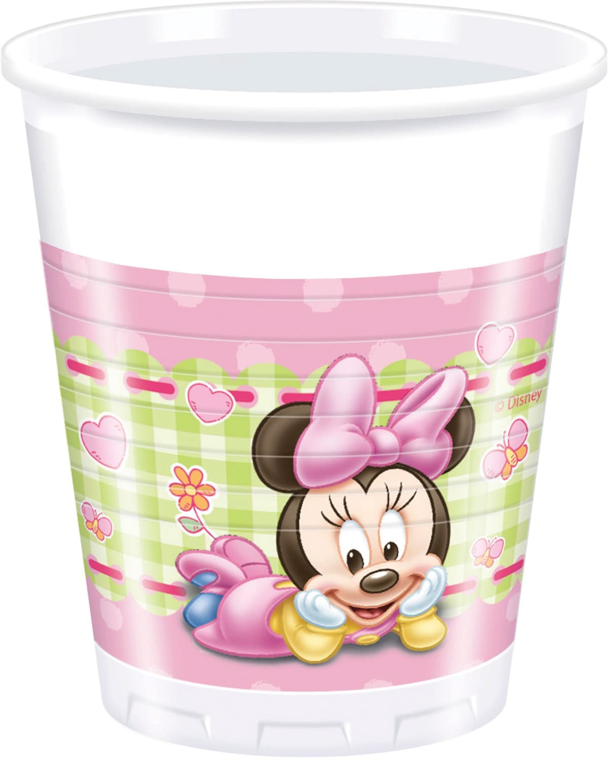 Unique Party 8 Baby Minnie Plstc Cups 200ml