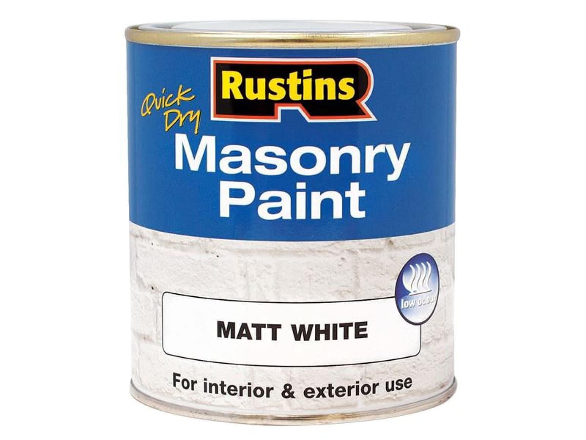 Rustins Masonry Paint White 250ml