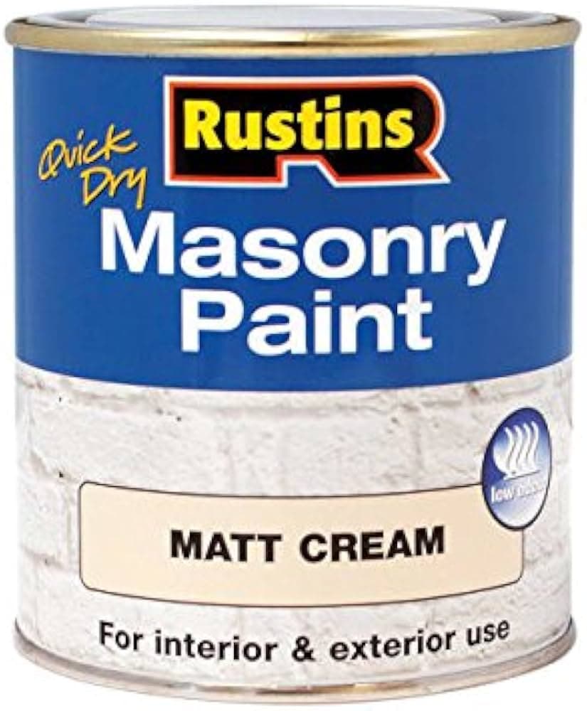 Rustins Masonry Paint Cream 250ml