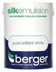 Berger Vinyl Silk Brilliant White 5Ltr 2