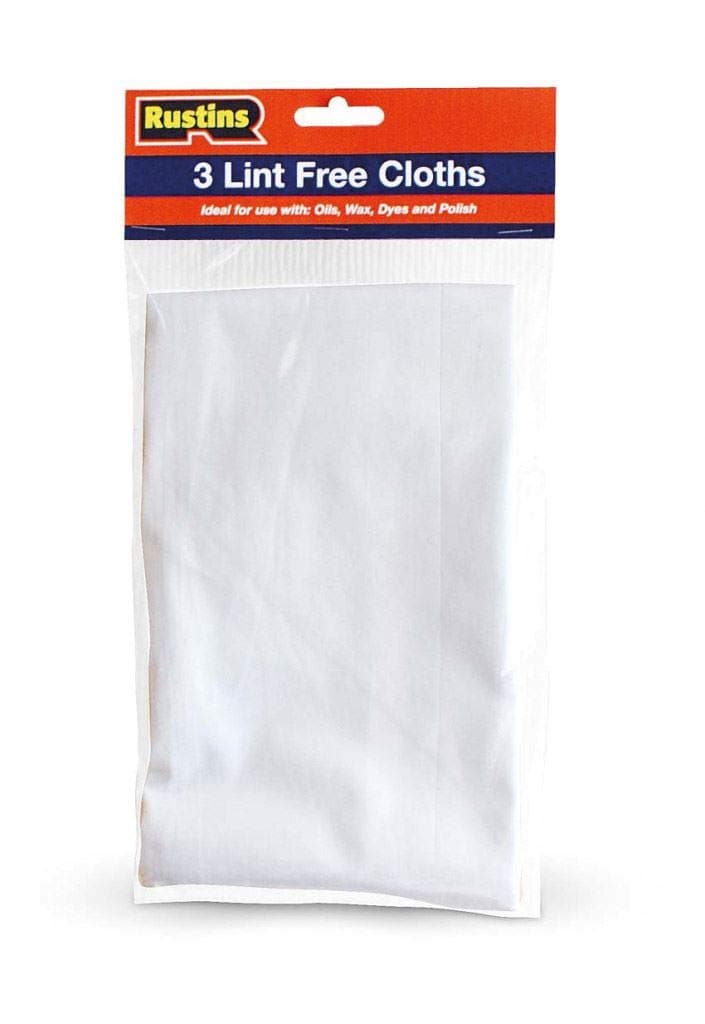 Rustins Lint Free Cloths Pk3