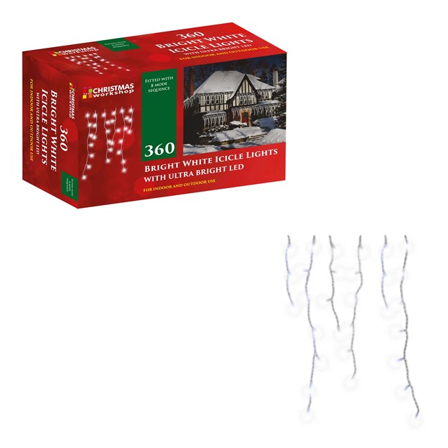 BENROSS 360 LED Snowing Icicle - White image