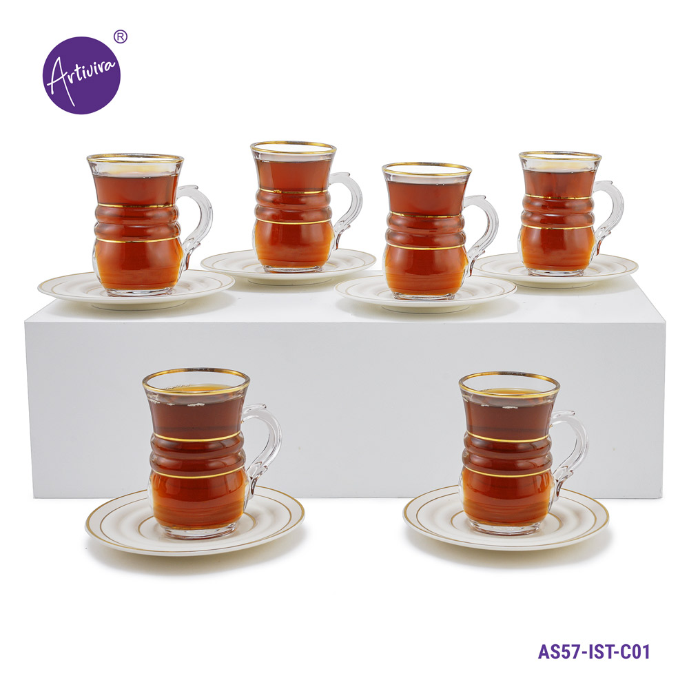 NT 12pc Tea Set (6 Cups 6 Saucers) image