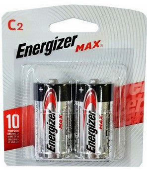 Energizer E300152100 - C / Pk2 E93 B2 Alkaline Power Batteries image