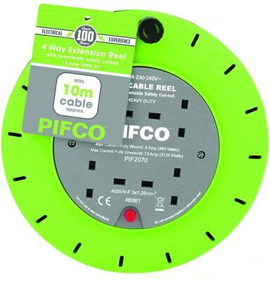 Pifco 4 Gang 10Mtr Cassette Reel image