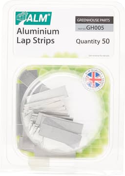 ALM Alluminium Lap Strips pk50 For Greenhouse Glazing (GH005) 1