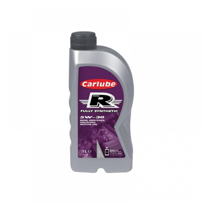 Carlube Triple R Fully Synthetic 5w-30 (BMW/ Mercedes/Vauxhall/Motor Oil) Motor Oil 1 Ltr. image