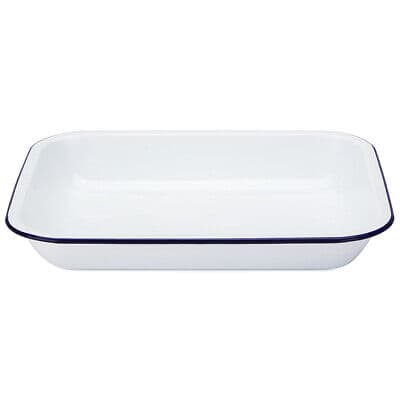 Falcon Enamel White Bake Pan 37cm x 29cm