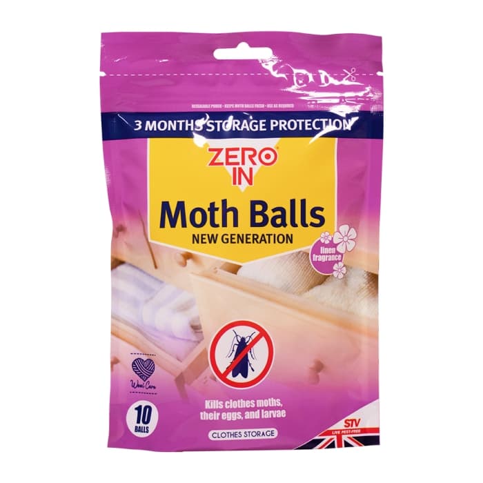 STV Zero Moth Balls 10pk 
