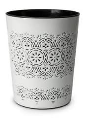 BC Flora Waste Bin White