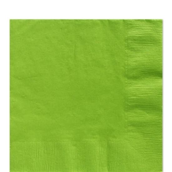 Apple Green 3 Ply 33 X 33cm Napkins 20's