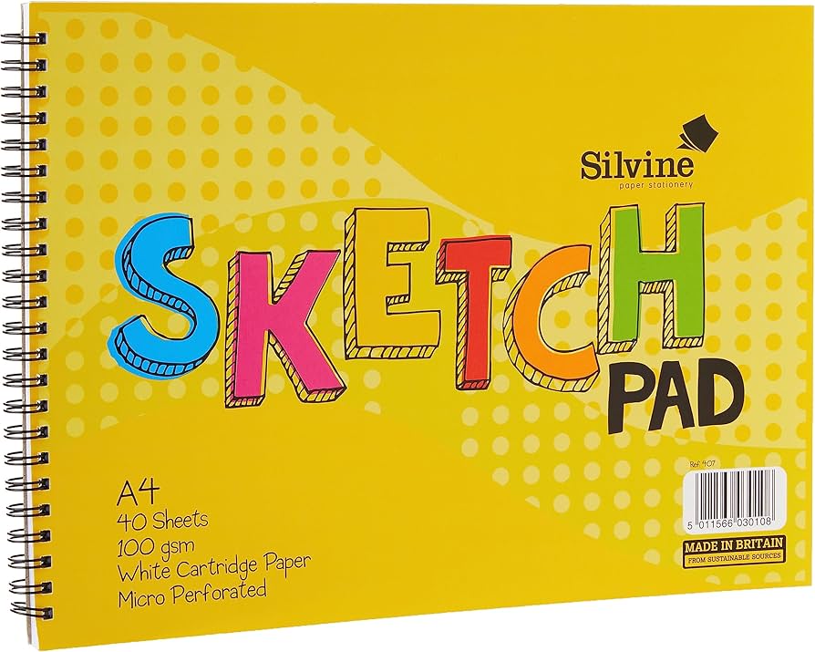 Silvine Sketch Pad A4 image