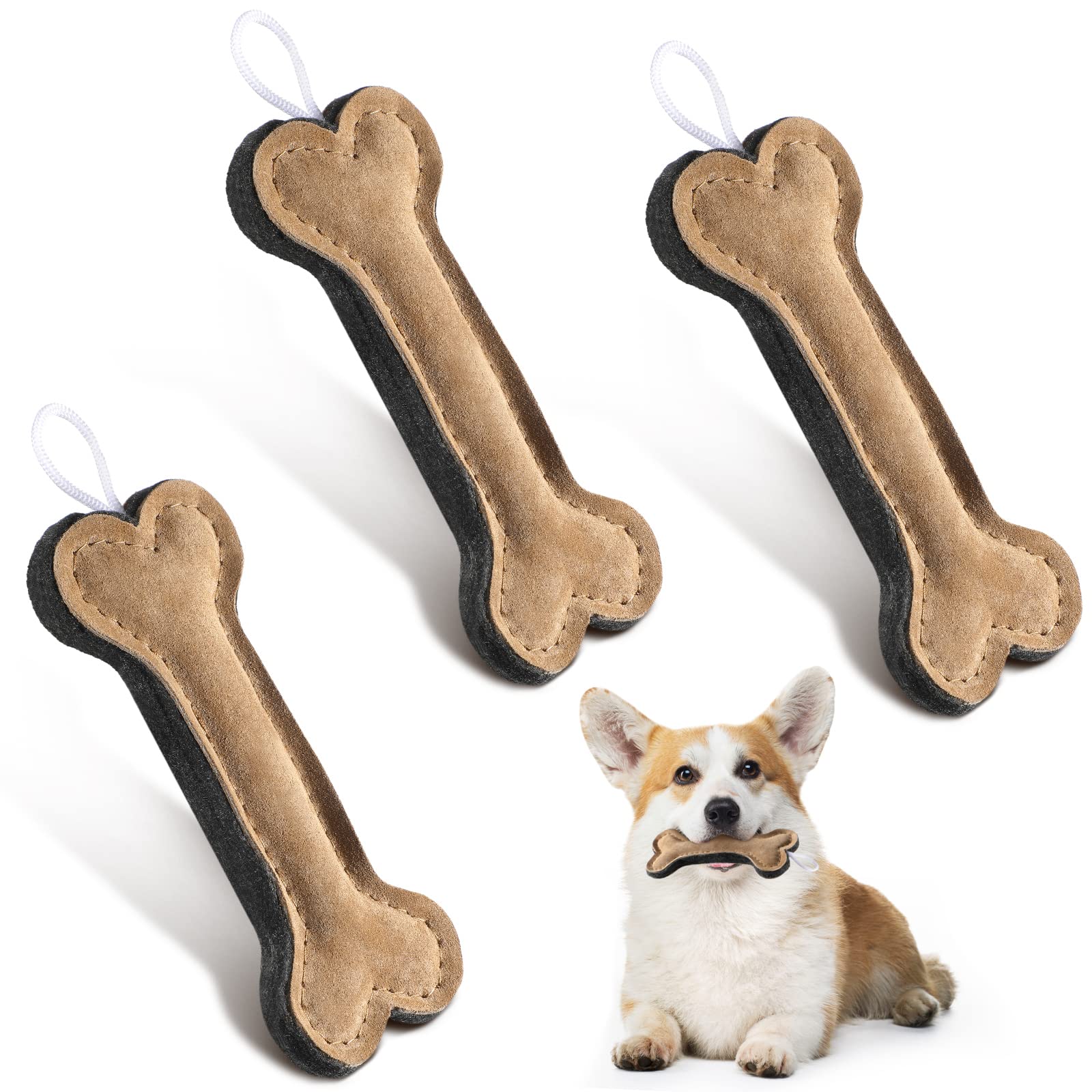RSW Asstd. Leather Dog Toys 49cm image