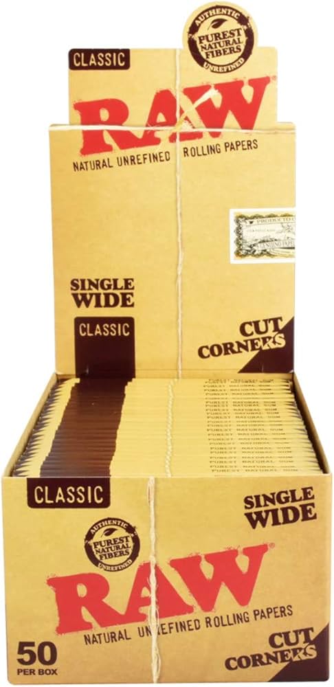 Raw Papers Single Wide 50pk Classic image