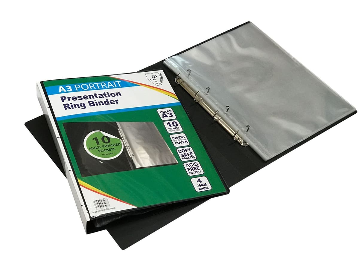 Tiger  A3 Artist Ringbinder Portfolio