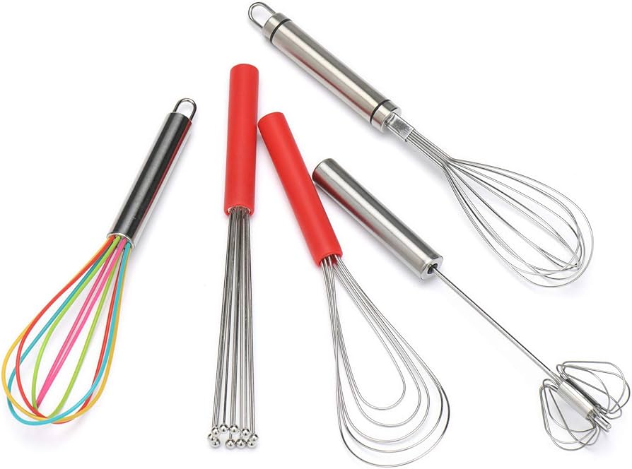 RSW ****** Whisk With Silver Head + Ps Handle - Asstd. Colours image