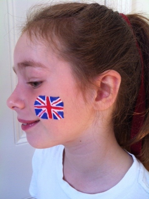 Union Jack Face Paints image