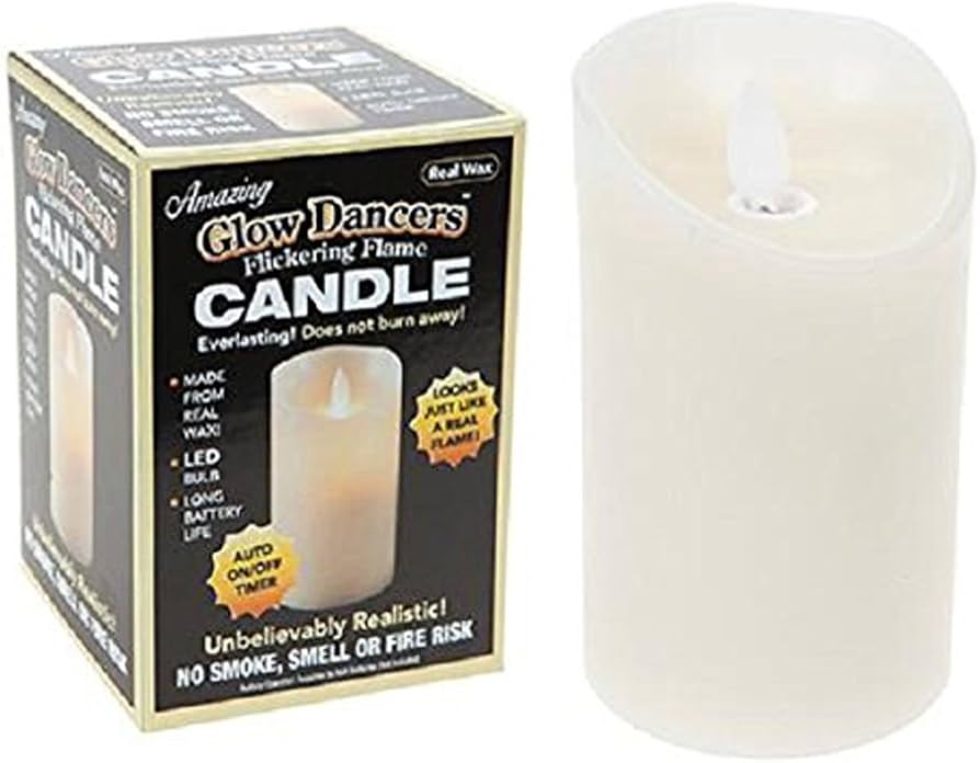 Reality Dancing Wax Red Wavy Candle image