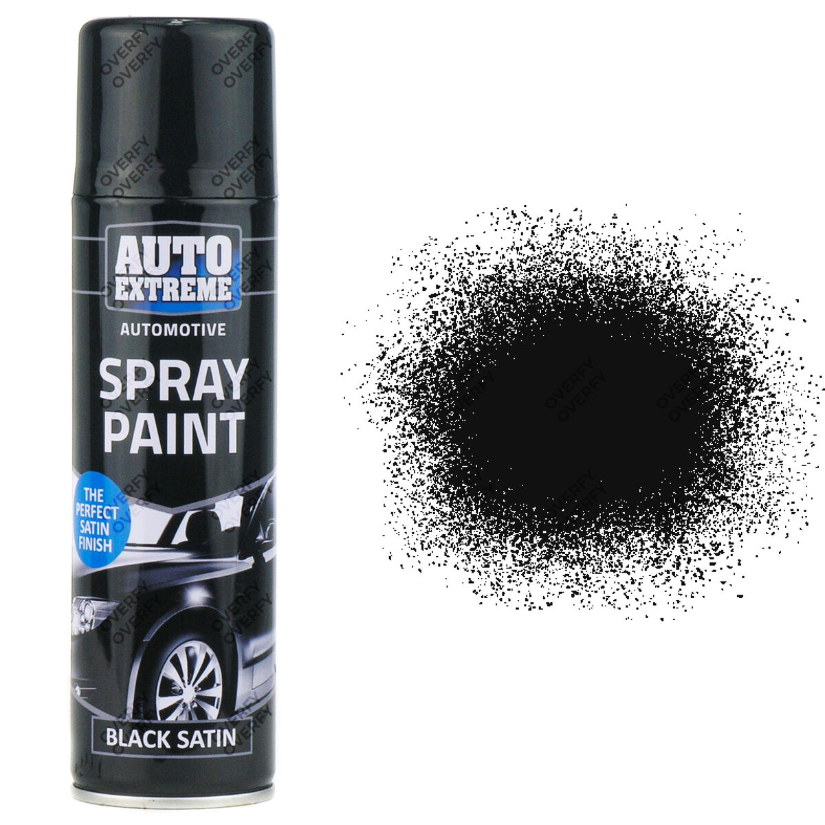 Black Satin Auto Spray 250ml image
