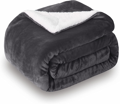 RSW Solid Sherpa Blanket 200x220cm image