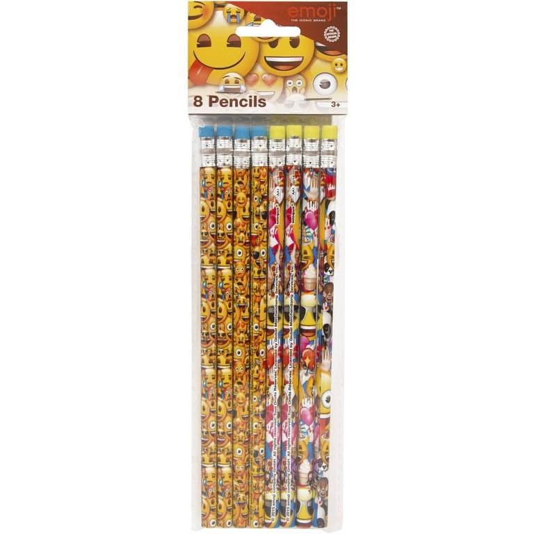 Unique Party 8 Emoji Pencils