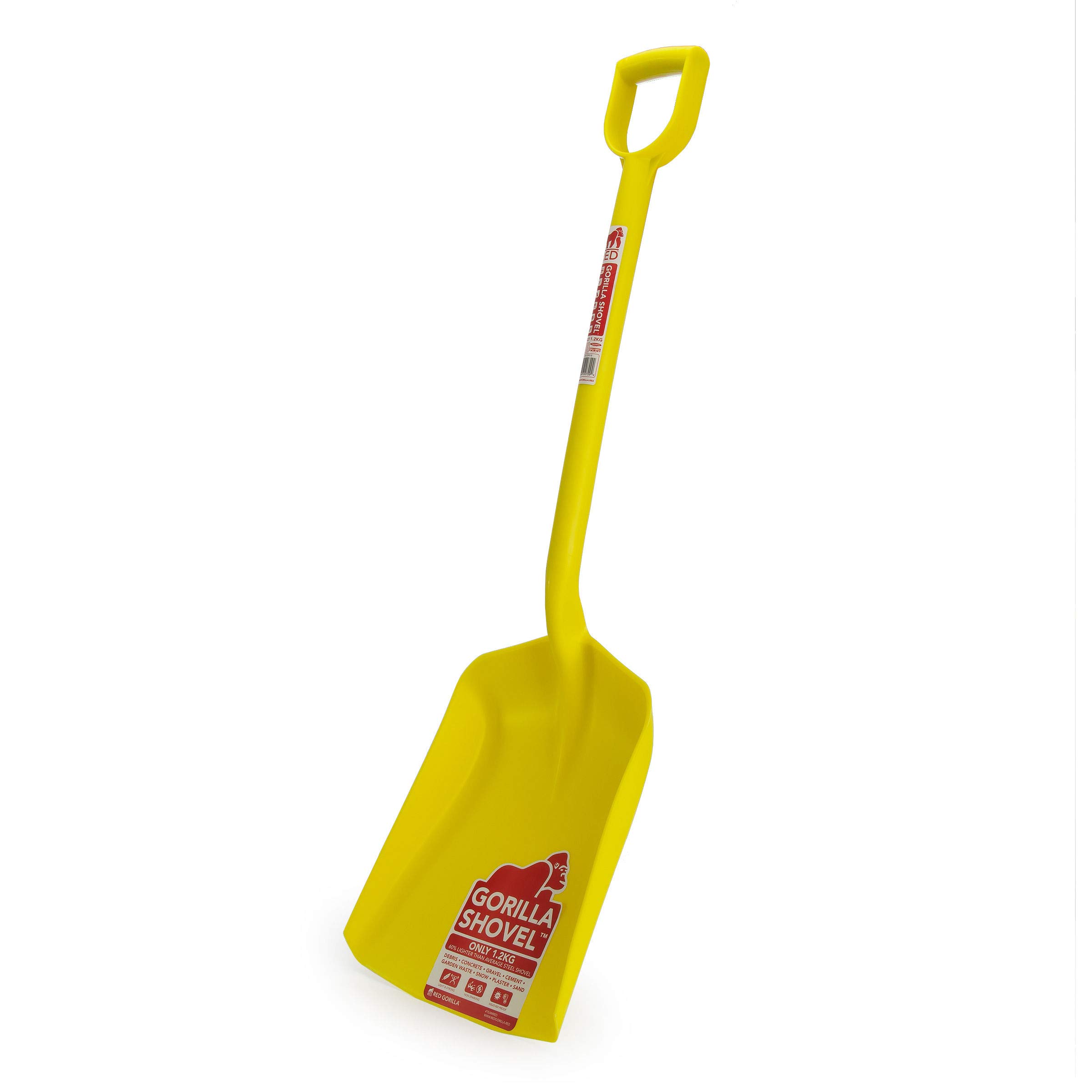 Gorilla Shovel - One Piece Plastic - Yellow image