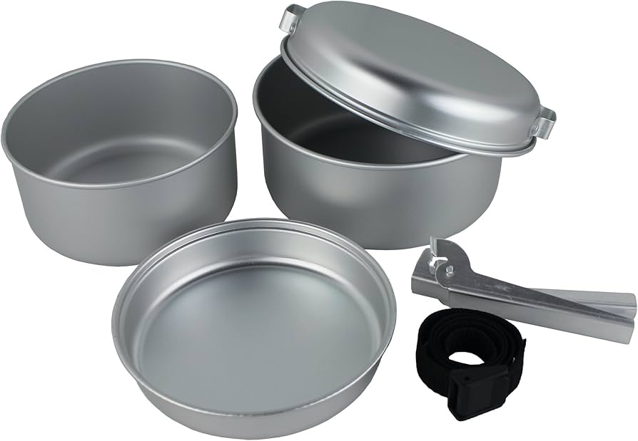 Yellowstone 5Piece Aluminium Cook Set Silver image