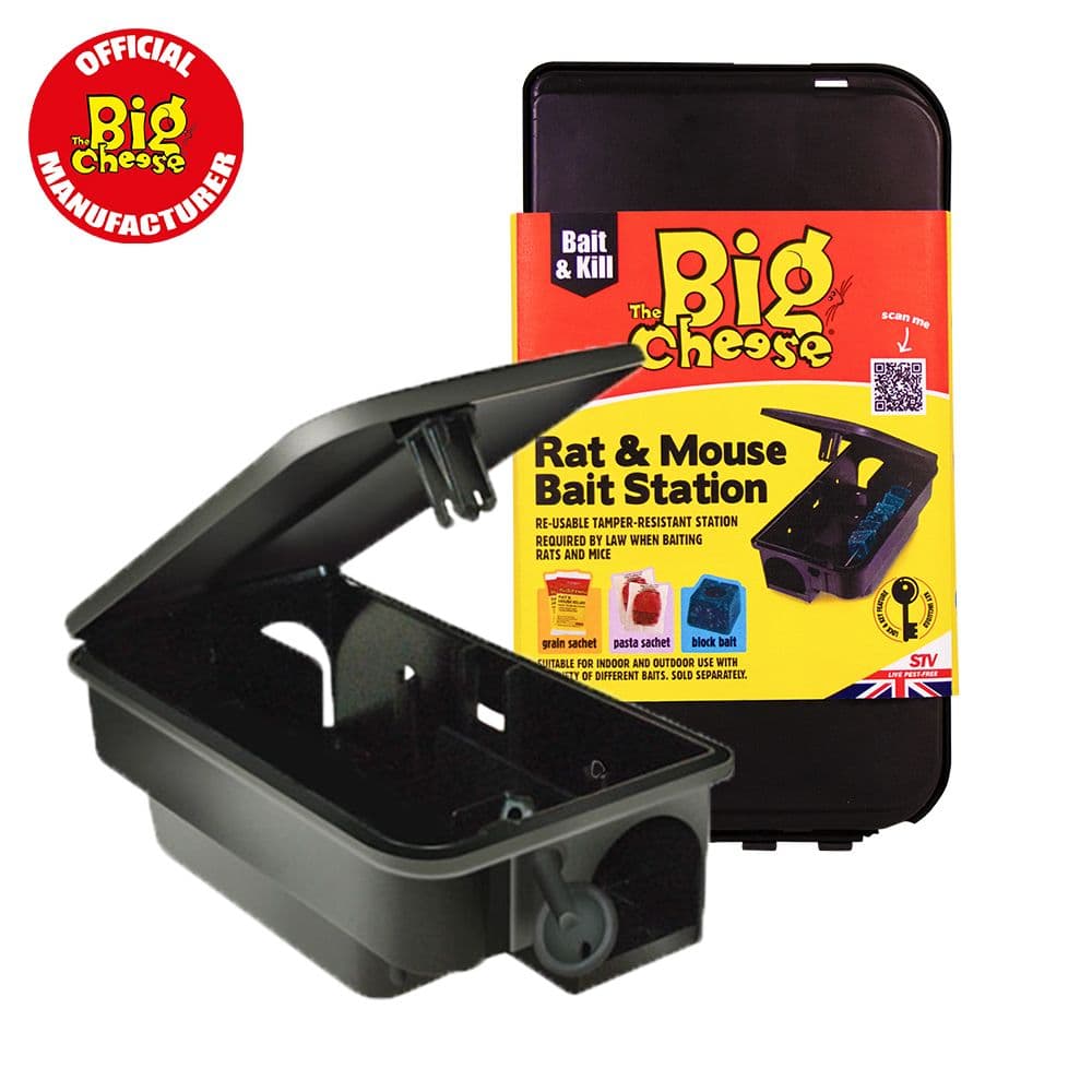 STV Big Cheese Rat & Mouse Bait Station With Lockable Lid (STV179)
