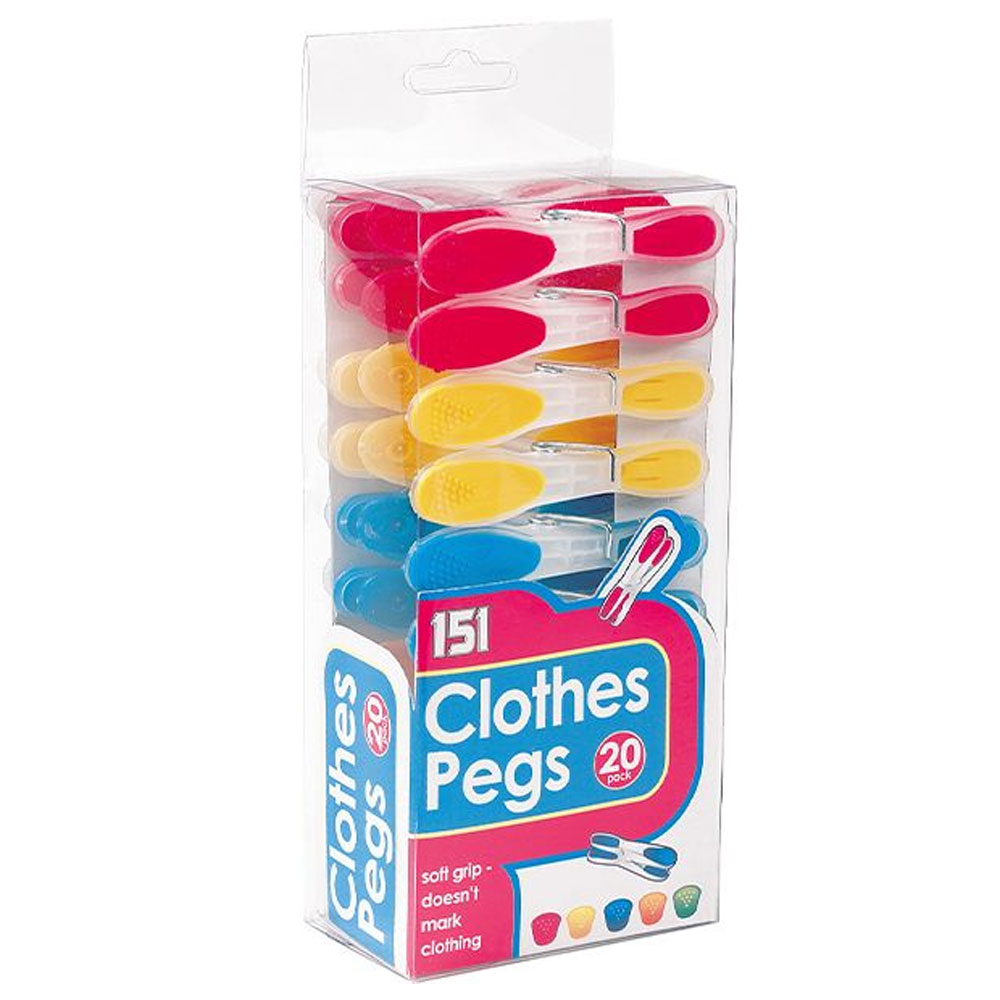 151 Duzzit  Plastic Pegs 20pk (sma1099) image