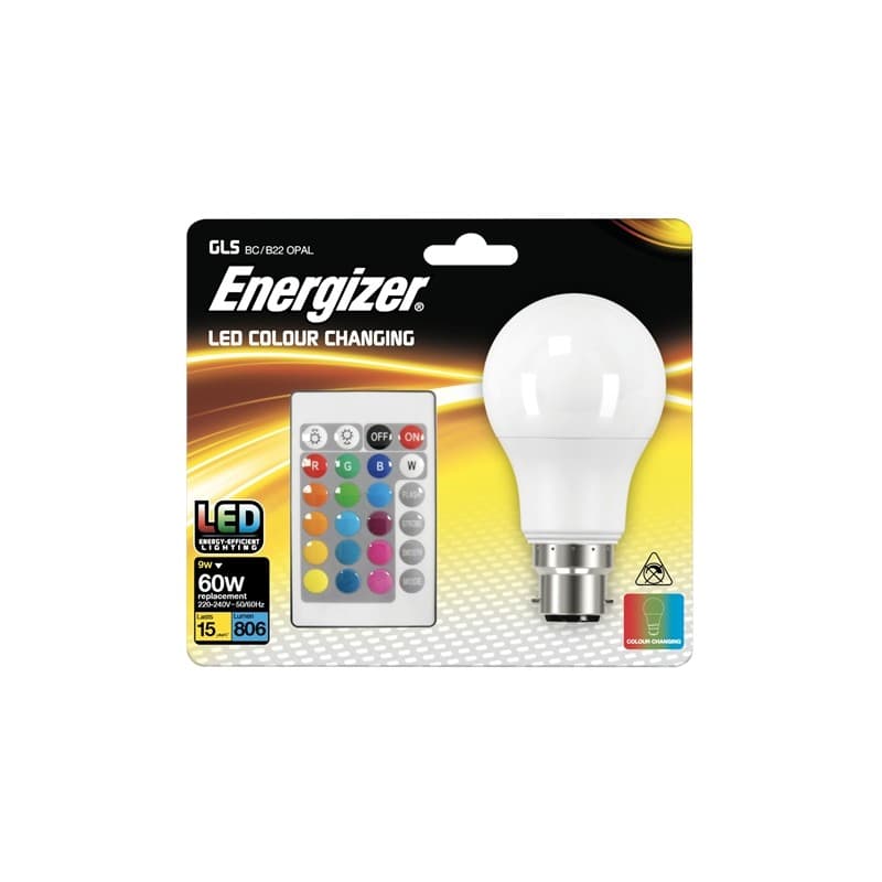 Energizer LED Gloss 11.6W 1060LM B22 Warm White Boxed