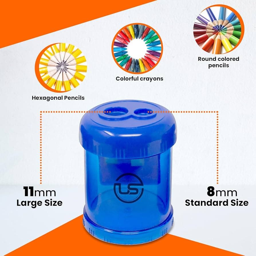 Duralon Pencil Sharpeners Card of 12 (5403)