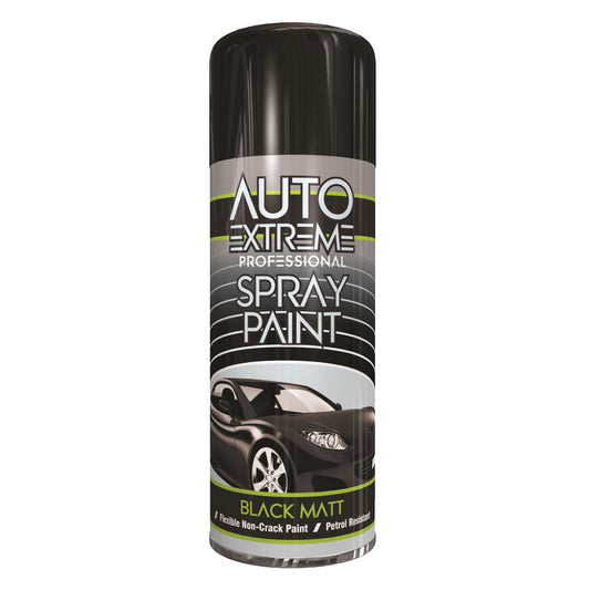 Auto Extreme Spray Paint Black Matt 400ml image