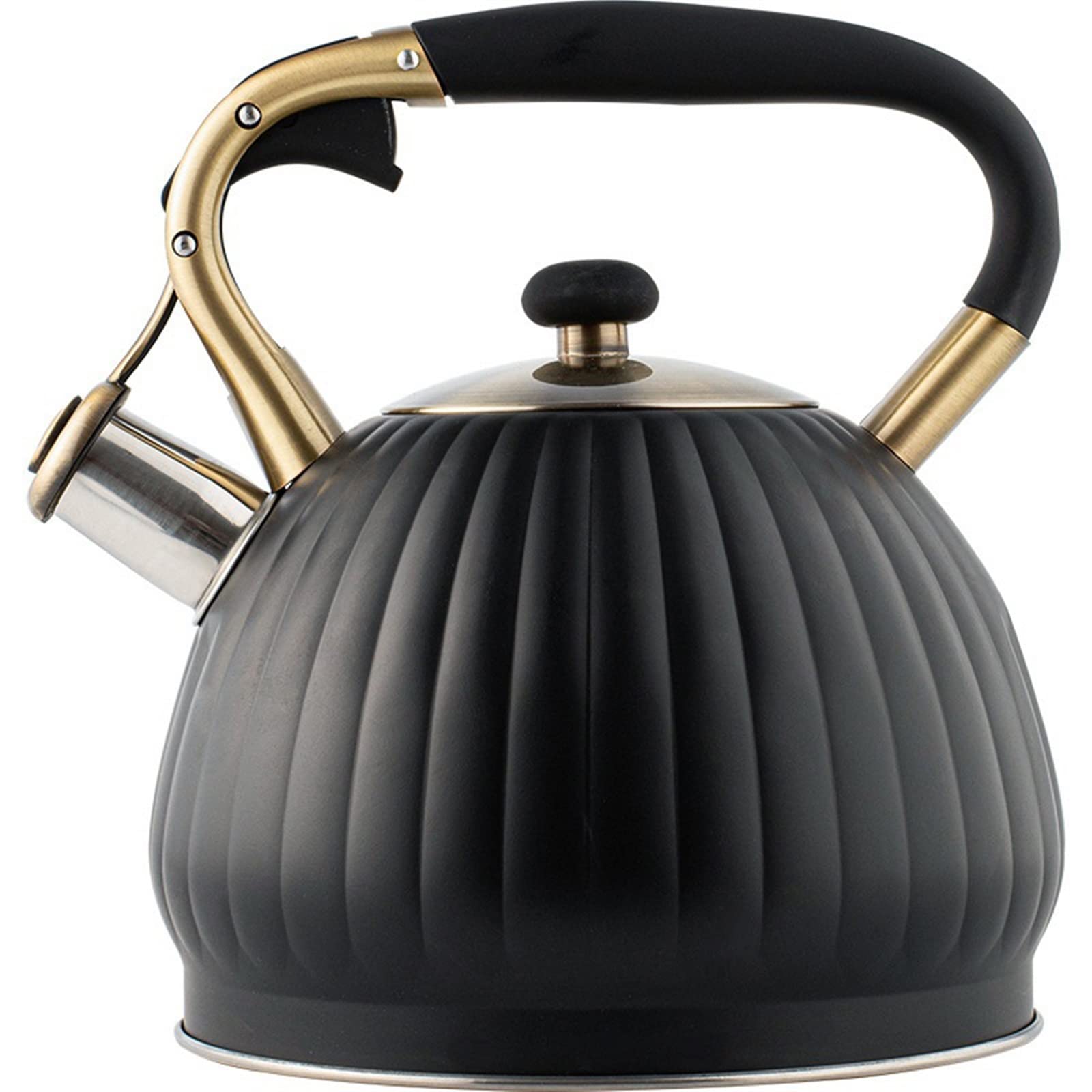 NT 3.5 Ltr Stainless Steel Whistling Kettle Black image