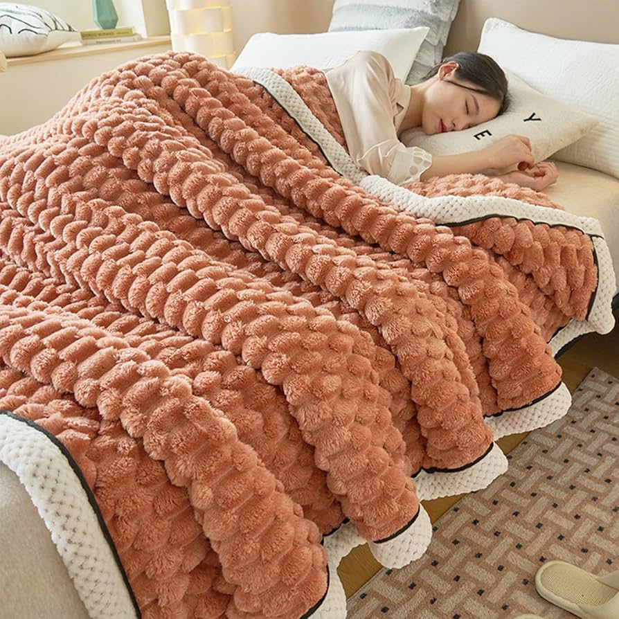 RSW Coral Sherpa Blanket 127x152cm - Asstd. image