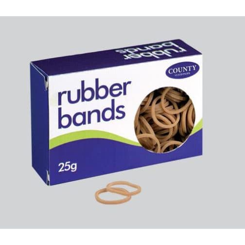 County Rubber Bands Box 25gm - No.34