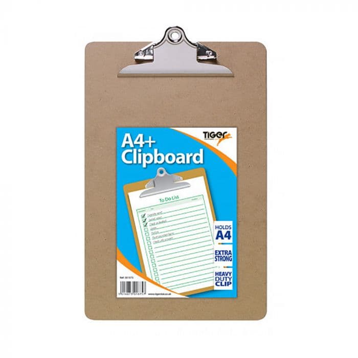 Tiger  A4 + Masonite Clipboard