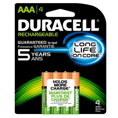 Duracell AAA Rechargeable 4pk (850 Mah)