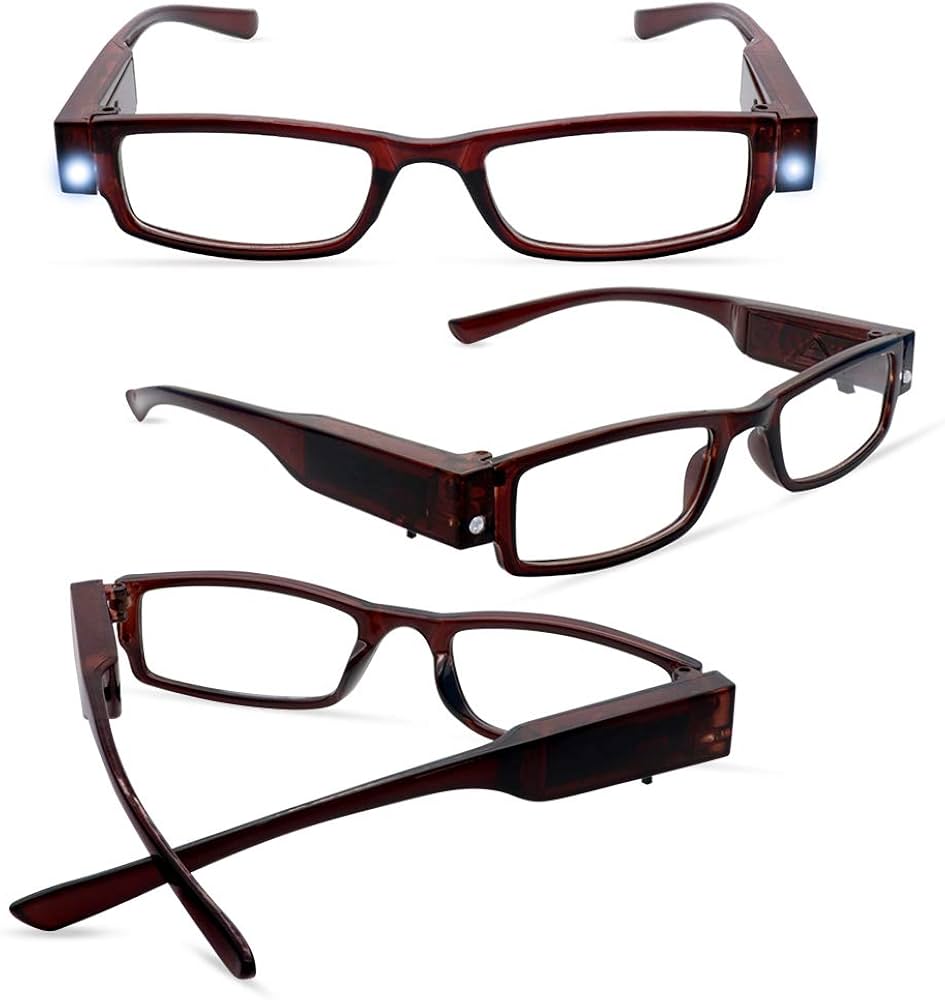 Style Reading Glasses - 2 LEDs Sold As Normal reading Glasses Clearance No Returns image